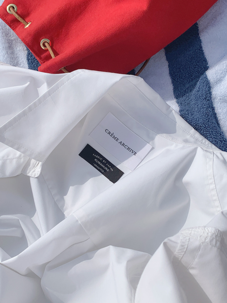 [당일출고] [Crème Archive] KUWAMURA Con Panna Shirt - White