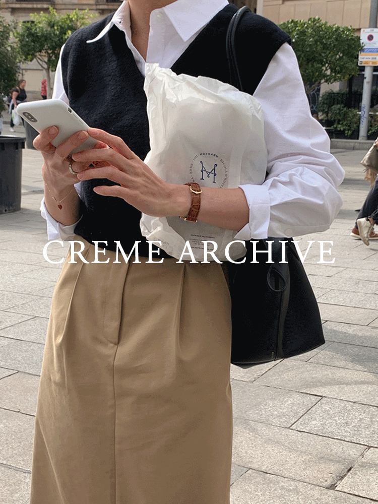 [Ivory  당일출고] [Crème Archive] Sweets Shirt