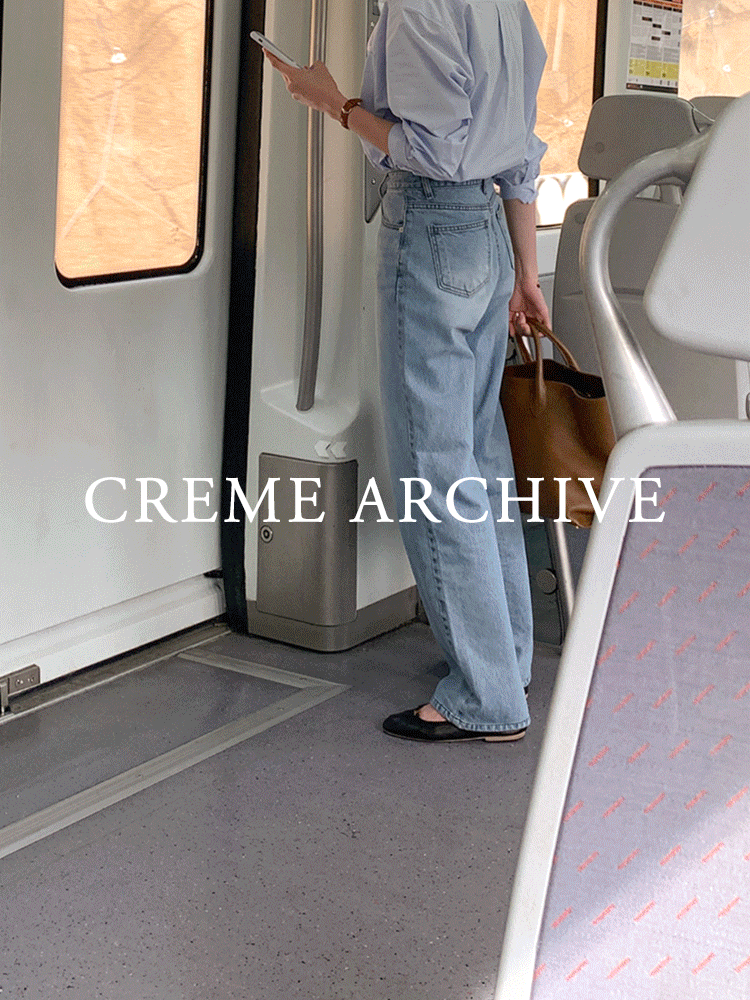 [Crème Archive]  Flumpty Denim - Light Blue