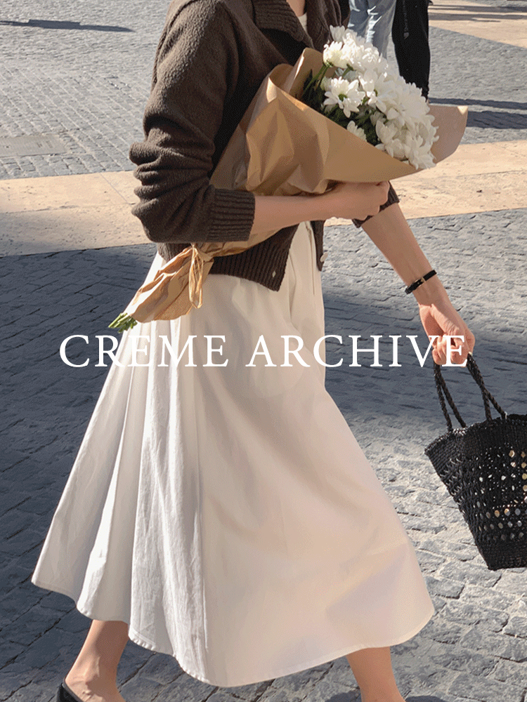 [Crème Archive] Cecil Skirt - White