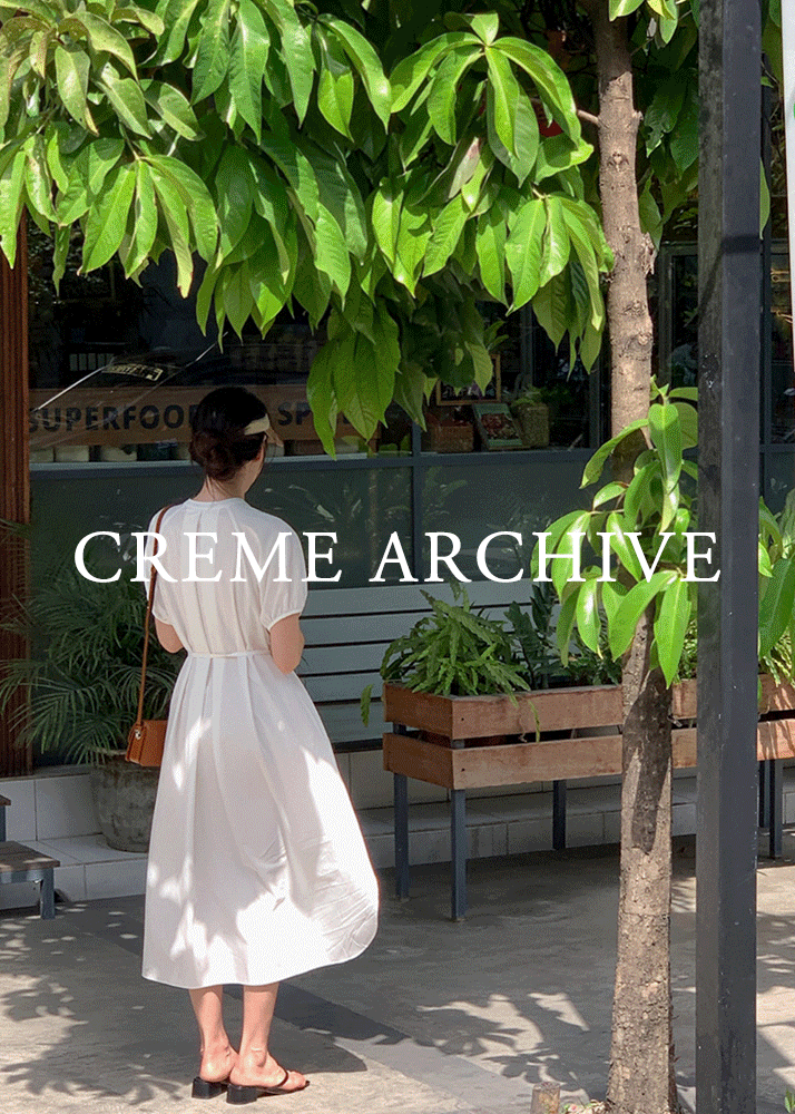 [당일출고] [Crème Archive] 마들렌 드레스