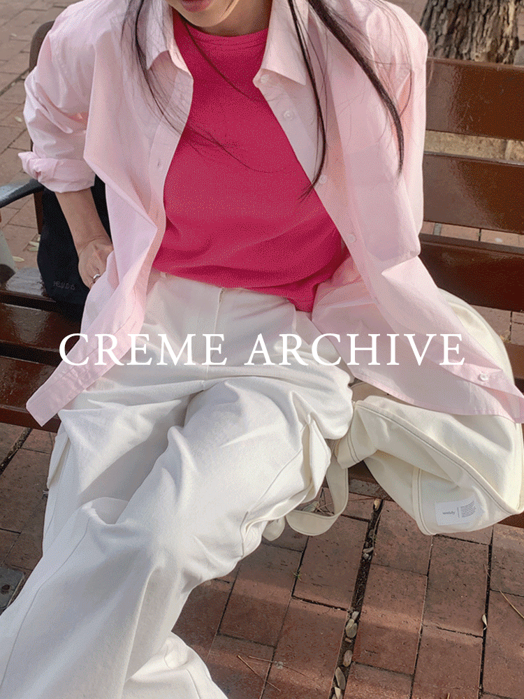NEW컬러 추가 [당일출고] [Crème Archive] 몽드 셔츠